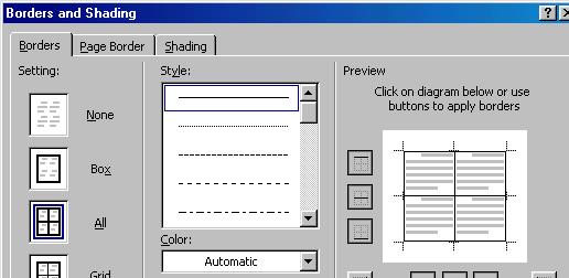 [Borders and Shading dialog box]